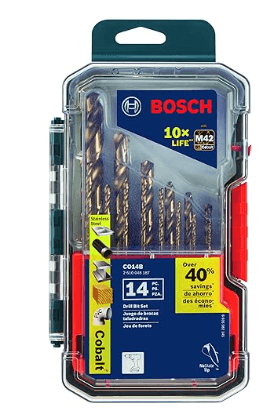 BOSCH CO14B Drill Bit Set