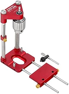 Woodpeckers Auto Line Drill Guide, Portable Drill Guide, Perfect Perpendicular Drilling, Versatile Base and Fence System