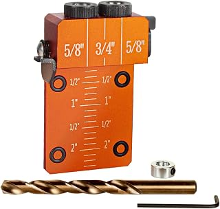 3/8 inch Self Centering Dowel Jig Kit with Cobalt Drill Bit