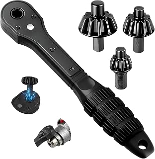 2-in-1 Ratchet Chuck Key Wrench
