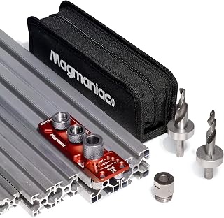 Upgrade Aluminum Profile Drill Guide Access Hole Drill Jig Step Drills