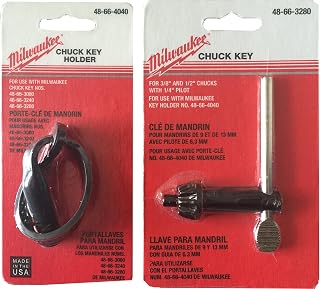 Milwaukee Chuck Key and Holder Bundle